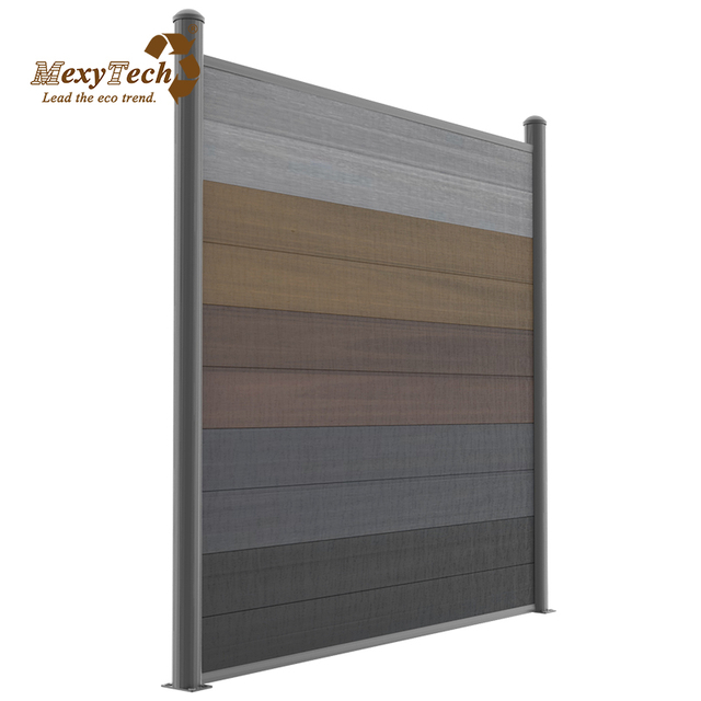 Black Composite Fence Panels