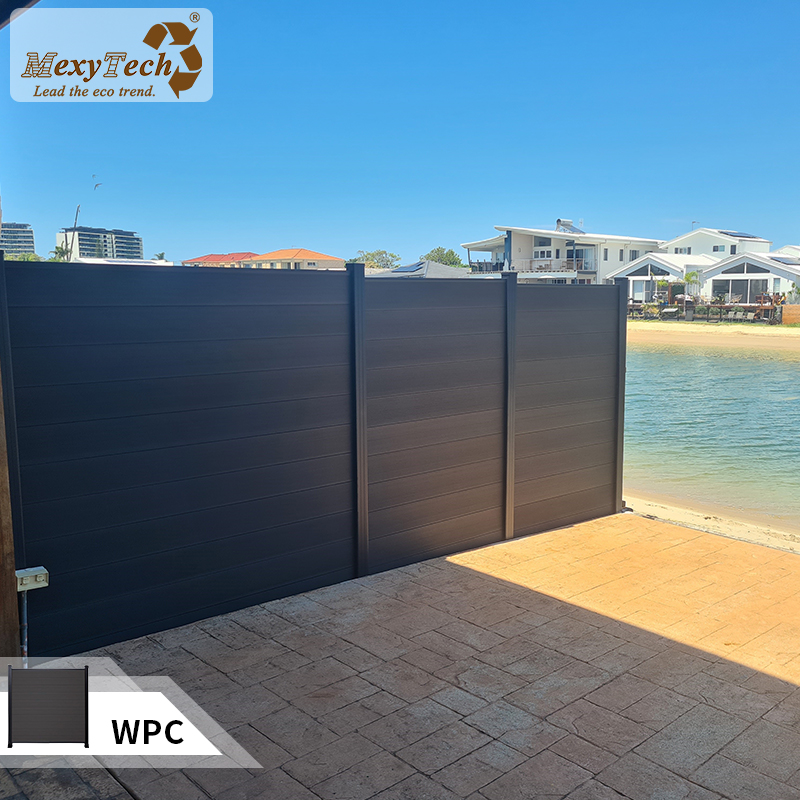 Suprotect Dark Grey WPC Privacy Fence