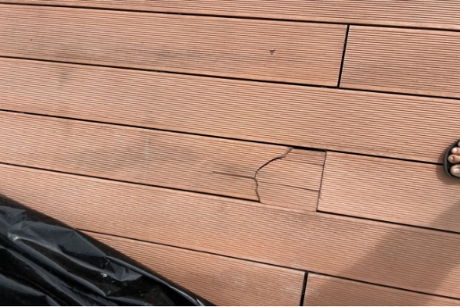 deck cracking
