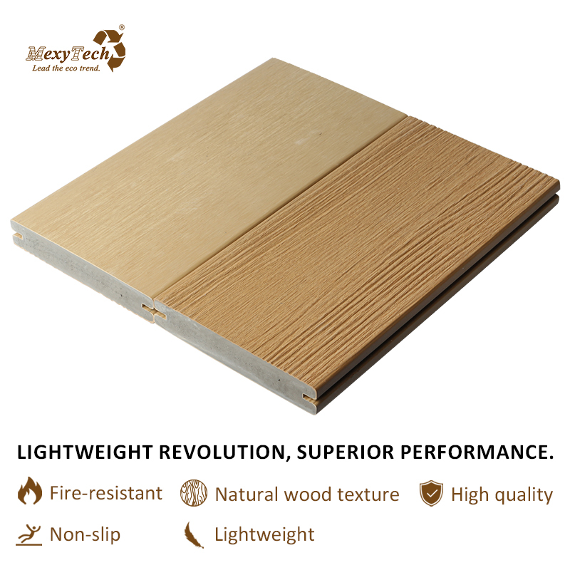 ASA outdoor fireproof solid biocolor decking