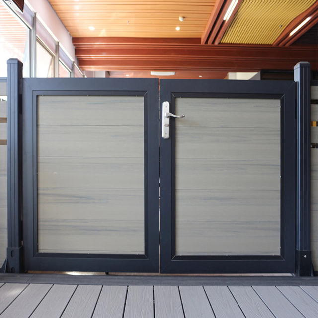 Electric Wood Fence Gate