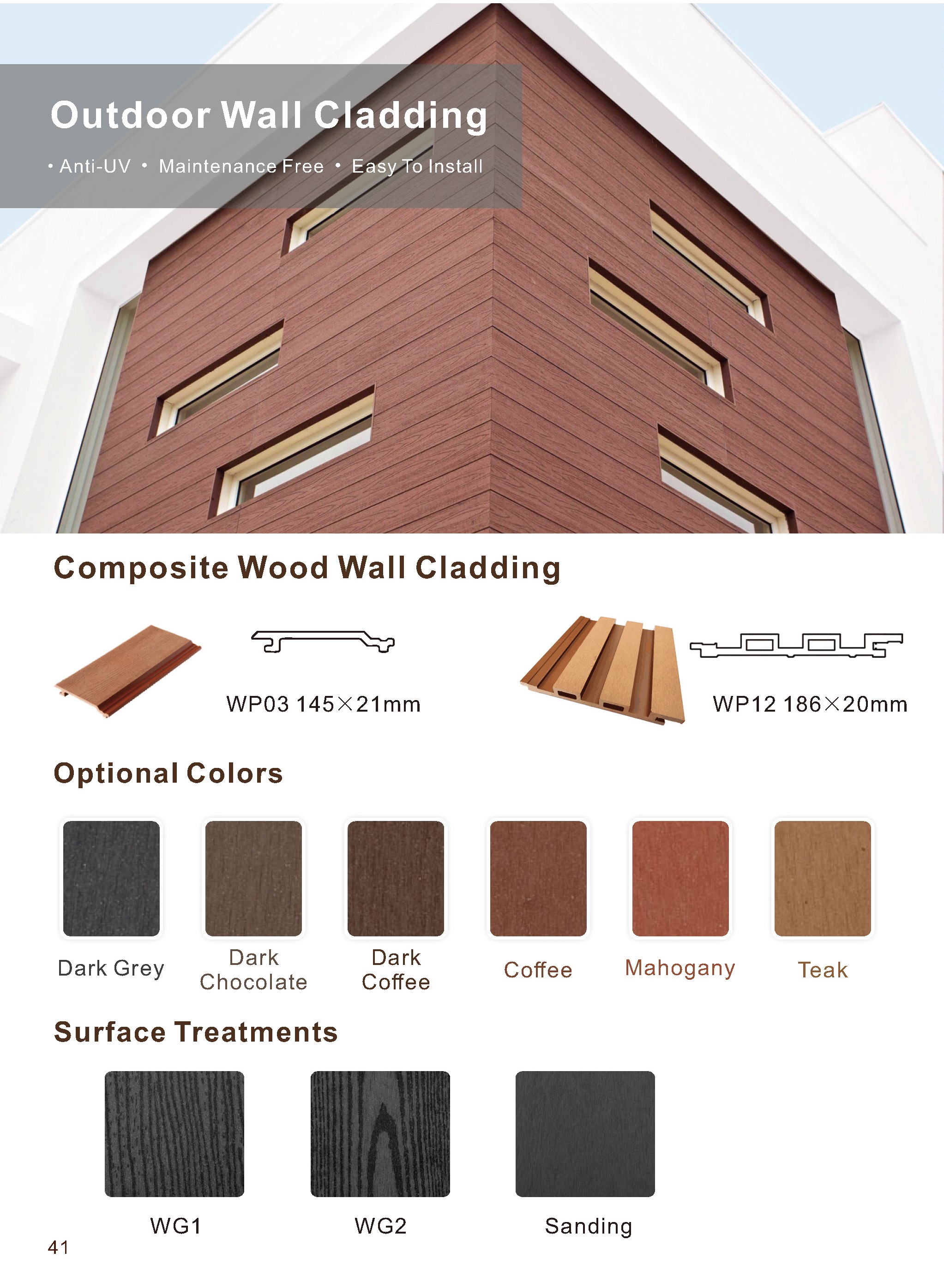WPC Outdoor Wall Cladding