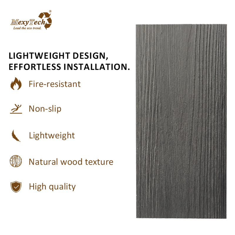 ASA outdoor fireproof solid biocolor decking