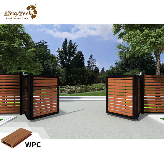Eletric Folded Swing Gate丨WPC Gate丨Mexytech