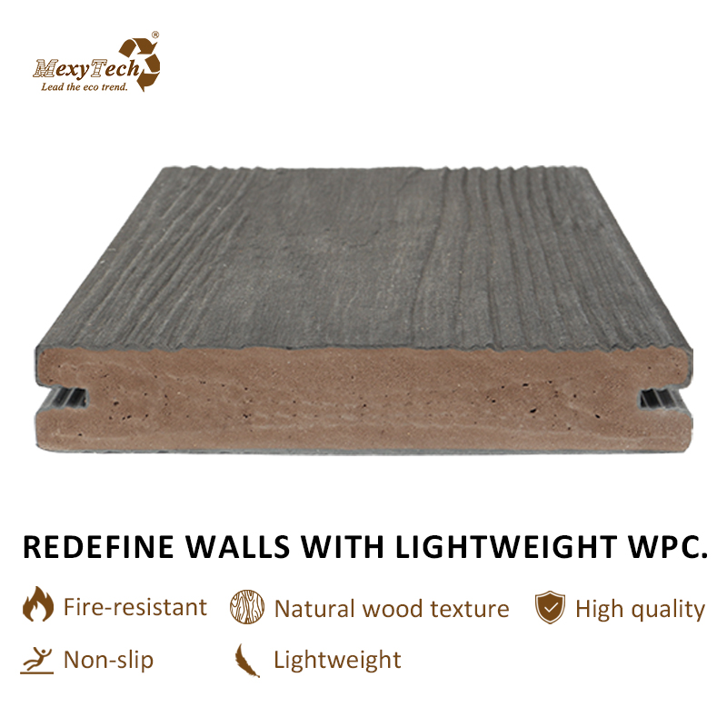 ASA outdoor fireproof solid biocolor decking