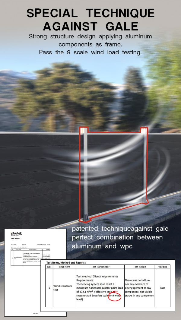 A Specifier's Dream: The WPC Fence That Withstands 9-Level Winds
