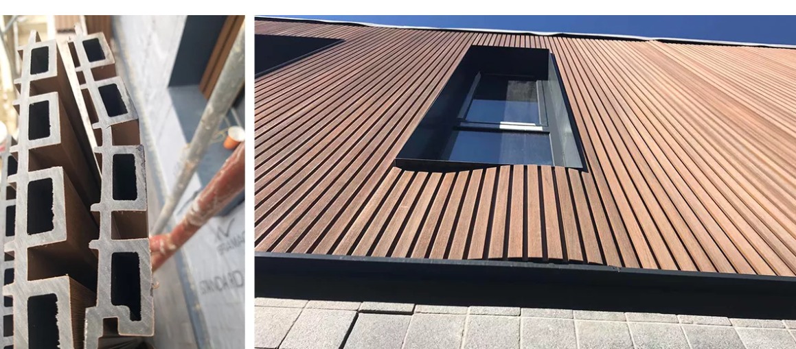 Buckled Composite Siding