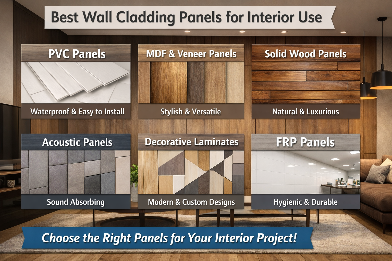 best wall cladding panels for interior use